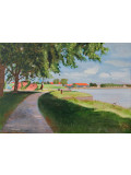 R.Cavalié, N°1166 Rochefort, painting - Artalistic online contemporary art buying and selling gallery