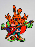 Ewen Gur, Jacques the Rabbit, painting - Artalistic online contemporary art buying and selling gallery