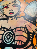 Ewen Gur, Iron Woman 2, painting - Artalistic online contemporary art buying and selling gallery