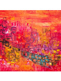 Tissa, vestige d'une ville effondrée, painting - Artalistic online contemporary art buying and selling gallery
