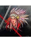 Nicolas Postec, Kachina, painting - Artalistic online contemporary art buying and selling gallery