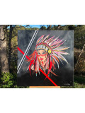 Nicolas Postec, Kachina, painting - Artalistic online contemporary art buying and selling gallery