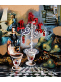 Nathalie Lemaître, D'or et d'argent, painting - Artalistic online contemporary art buying and selling gallery