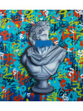 Monika Mrowiec, Apollo Belvedere bust, painting - Artalistic online contemporary art buying and selling gallery