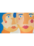 Léa Mongiat, Soeurs, painting - Artalistic online contemporary art buying and selling gallery