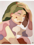 Léa Mongiat, Paysage n°5, painting - Artalistic online contemporary art buying and selling gallery
