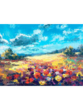 Oxypoint, River of Flowers, painting - Artalistic online contemporary art buying and selling gallery
