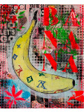 Bruto, Louis Vuitton Banana, painting - Artalistic online contemporary art buying and selling gallery