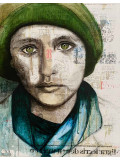 Nancy Vandewalle, Refugee child, painting - Artalistic online contemporary art buying and selling gallery