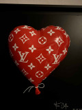 Marc Boffin, Heart Ballon LV, painting - Artalistic online contemporary art buying and selling gallery