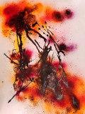Marc Ivart, Explosion, painting - Artalistic online contemporary art buying and selling gallery