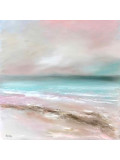 Martine Grégoire, Marée basse en rose, painting - Artalistic online contemporary art buying and selling gallery