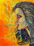 Angie by Spirit, La vie ou la mort, painting - Artalistic online contemporary art buying and selling gallery