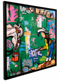Fat, Lucky Luke graffiti, painting - Artalistic online contemporary art buying and selling gallery