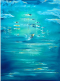 Caroline Couralet, Voiles du temps, painting - Artalistic online contemporary art buying and selling gallery