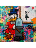 Fat, Picsou Banksy Picasso, painting - Artalistic online contemporary art buying and selling gallery