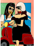 Pepita, Nanas, painting - Artalistic online contemporary art buying and selling gallery