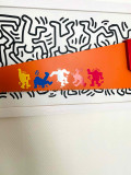 Andrea Van der Hoeven, saw Keith Haring, painting - Artalistic online contemporary art buying and selling gallery