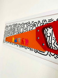 Andrea Van der Hoeven, saw Keith Haring, painting - Artalistic online contemporary art buying and selling gallery