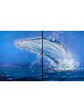 Tolliac, Baleine, painting - Artalistic online contemporary art buying and selling gallery