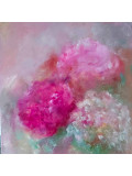Martine Grégoire, douceur d'hortensias, painting - Artalistic online contemporary art buying and selling gallery