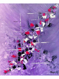 Mimine, Purple dream, painting - Artalistic online contemporary art buying and selling gallery