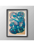 Fhen, Koa blue, painting - Artalistic online contemporary art buying and selling gallery