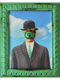 Sagrasse, I'm sorry Magritte, painting - Artalistic online contemporary art buying and selling gallery