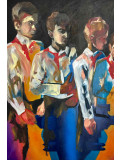 Lulianiia Le Borgne, Pionniers, painting - Artalistic online contemporary art buying and selling gallery
