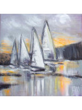 Michele Kaus, les voiles V, painting - Artalistic online contemporary art buying and selling gallery