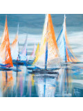 Michele Kaus, Les voiles III, painting - Artalistic online contemporary art buying and selling gallery