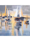 Michele Kaus, Les voiles I, painting - Artalistic online contemporary art buying and selling gallery