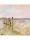 Martine Grégoire, Mouvements de marée basse, painting - Artalistic online contemporary art buying and selling gallery