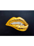 Sagrasse, Wall lips mmmh, painting - Artalistic online contemporary art buying and selling gallery