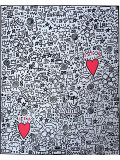 Mr Hope, Le monde de Mr.Hope 2, painting - Artalistic online contemporary art buying and selling gallery