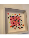 Rose, Drop on pink, painting - Artalistic online contemporary art buying and selling gallery