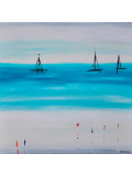 Bridg', Balade en mer, painting - Artalistic online contemporary art buying and selling gallery