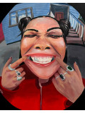 Zazoo, Fisheye smile, painting - Artalistic online contemporary art buying and selling gallery