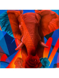 Yannick Aaron, Elephant, painting - Artalistic online contemporary art buying and selling gallery