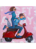 Joël Arfi, Get away, painting - Artalistic online contemporary art buying and selling gallery