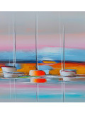 Eric Munsch, Le rivage d'or, painting - Artalistic online contemporary art buying and selling gallery