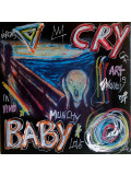 Spaco, Baby cry Munch, painting - Artalistic online contemporary art buying and selling gallery