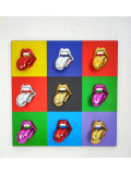 Sagrasse, Pop Lips, peinture - Galerie de vente et d’achat d’art contemporain en ligne Artalistic