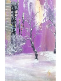 Anne Robin, Purple, painting - Artalistic online contemporary art buying and selling gallery