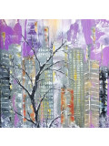 Anne Robin, Purple, painting - Artalistic online contemporary art buying and selling gallery