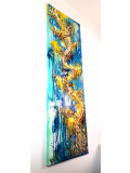 Priscilla Vettese, River of petals, painting - Artalistic online contemporary art buying and selling gallery
