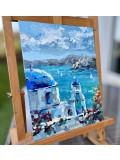 Oxypoint, Santorini, painting - Artalistic online contemporary art buying and selling gallery