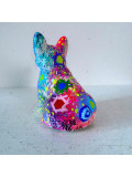 Priscilla Vettese, Mini Pop Bulldog, sculpture - Artalistic online contemporary art buying and selling gallery