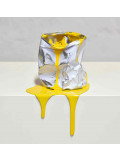 Yannick Bouillault, Le vieux pot de peinture jaune, sculpture - Artalistic online contemporary art buying and selling gallery