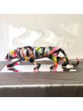 Patrick Cornée, Luxury graffiti panther, sculpture - Artalistic online contemporary art buying and selling gallery